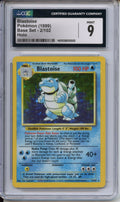Pokemon Graded: Blastoise 2/102 Base Set (1999) Holo CGC 9