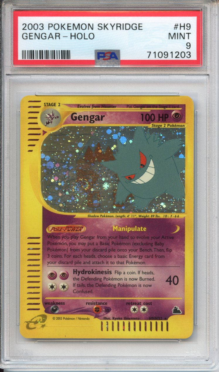 Pokemon graded: Gengar PSA 9