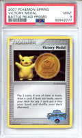 Pokemon Graded: Gold Victory Medal Battle Road Promo Spring (2007) PSA 9