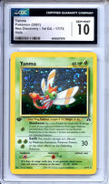 Pokemon Graded: Yanma 1st Edition 17/75 Neo Discovery (2001) Holo CGC 10