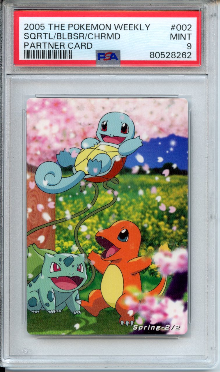 Pokemon Graded: The Pokemon Weekly Starters #002 (2005) PSA 9