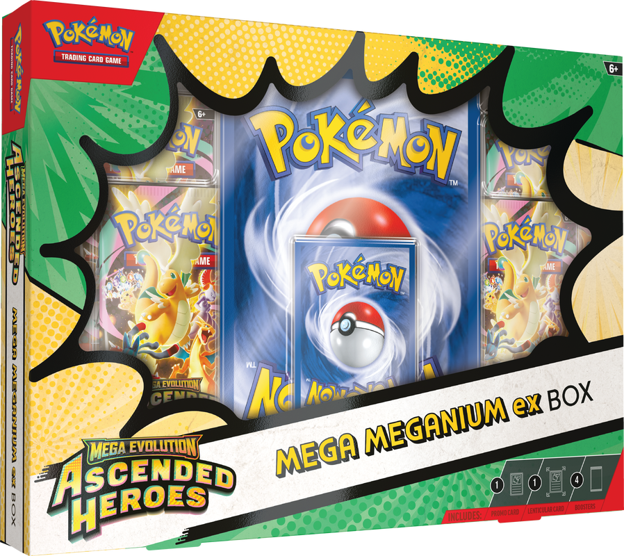 Pokémon TCG -  Mega Evolution - Ascended Heroes - Mega EX Box Sealed Case