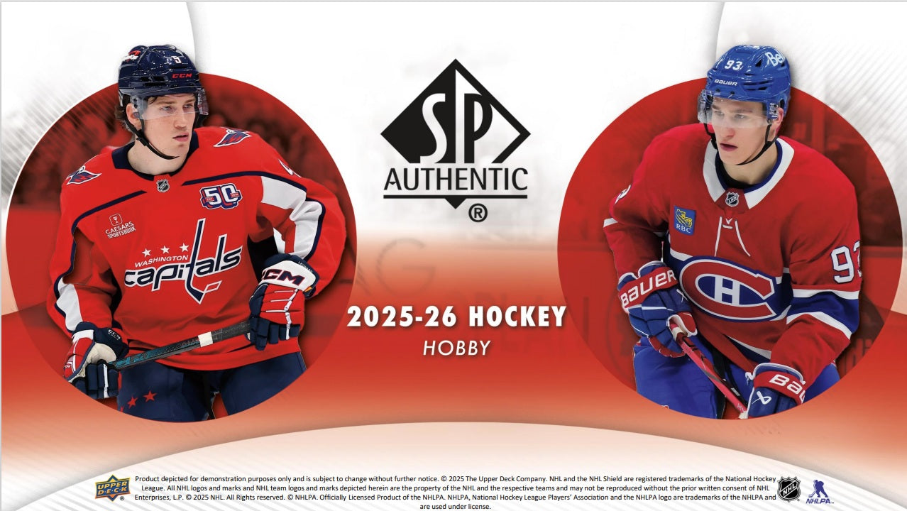 Upper Deck - 2025-26 - Hockey - SP Authentic - Hobby Box - Pre-Order June 24th 2026