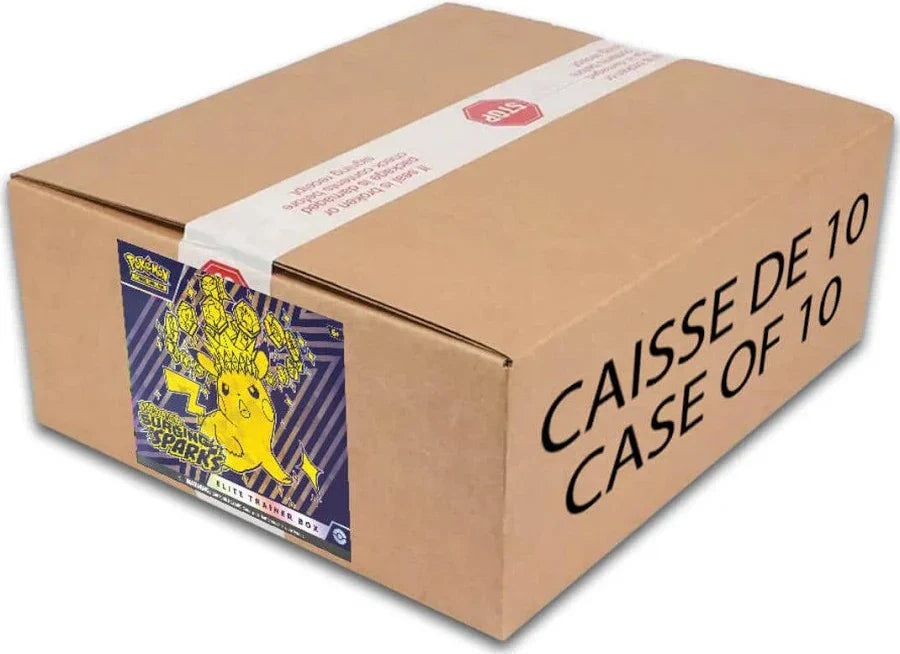 Pokémon TCG - Scarlet & Violet - Surging Sparks - Elite Trainer Box Sealed Case of 10