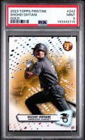 Shohei Ohtani 2023 Topps Pristine gold refractor #'d 44/50